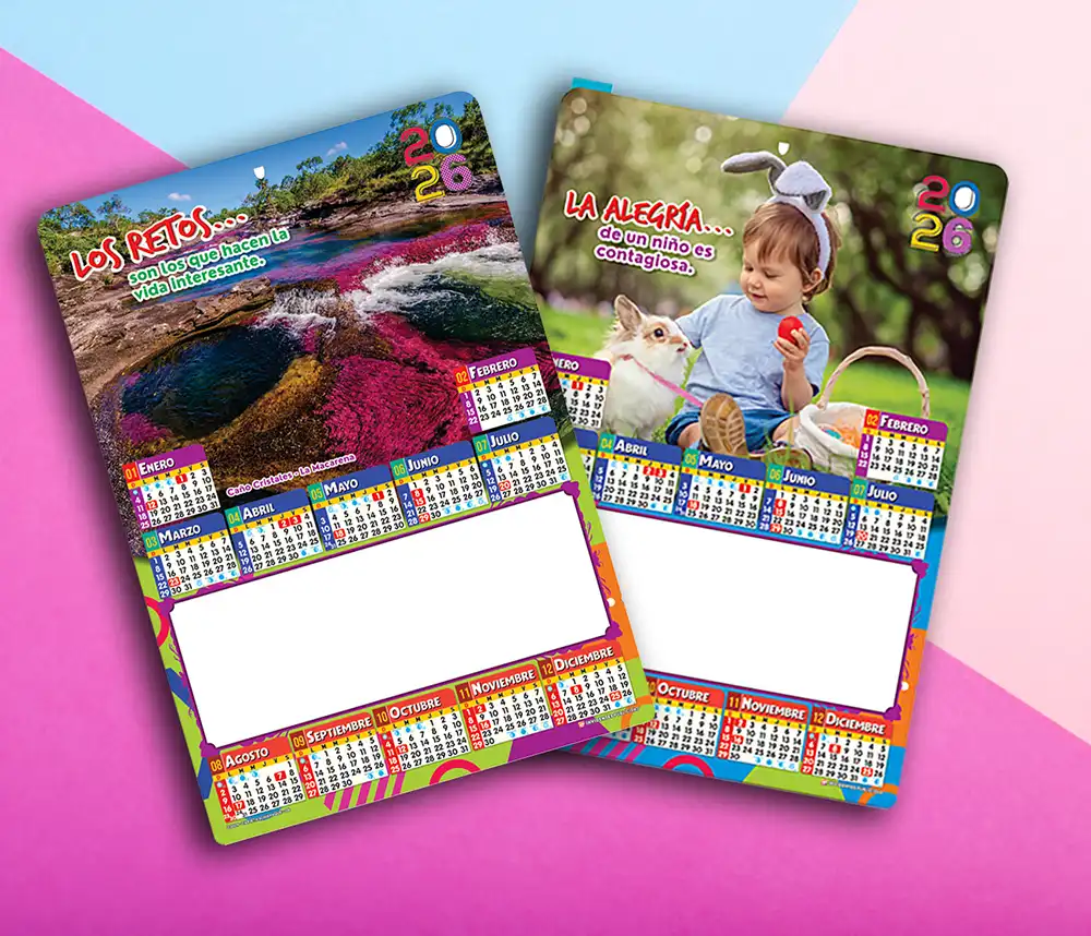 almanaques  impresos